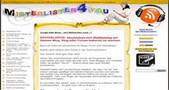 Desktop Screenshot of misterlister4you.com